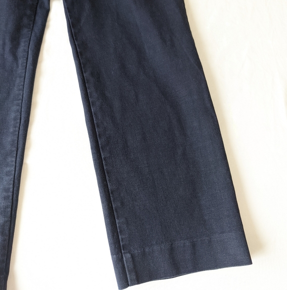 Talbots Navy Blue Crop Pants Women's size 8P - Picture 2 of 9